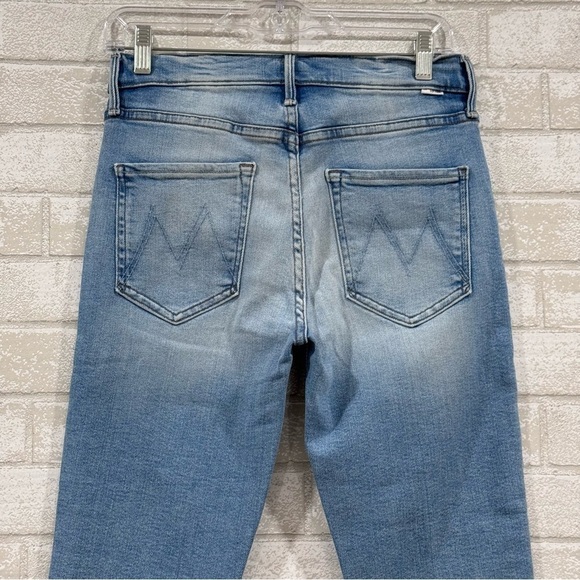 MOTHER THE MID RISE DAZZLER ANKLE FRAY KEANS - Hopeless Romantic - Sz-28 - Picture 6 of 12